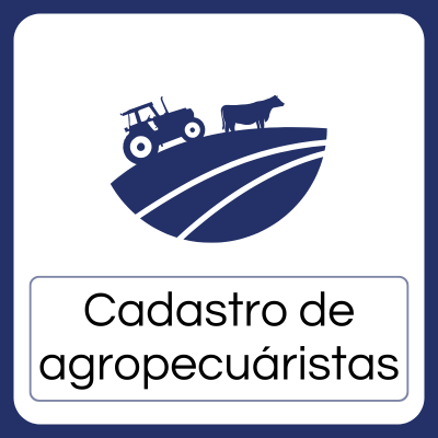 Cadastro de agricultores e pecuaristas
